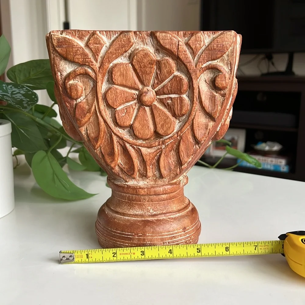 Vintage carved floral